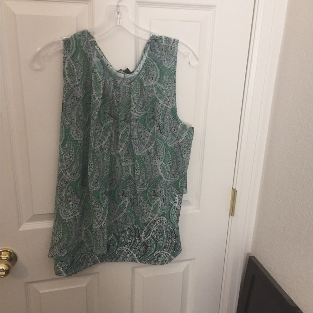 Dress Barn XL Paisley Tank Top